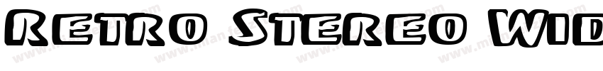 Retro Stereo Wide字体转换